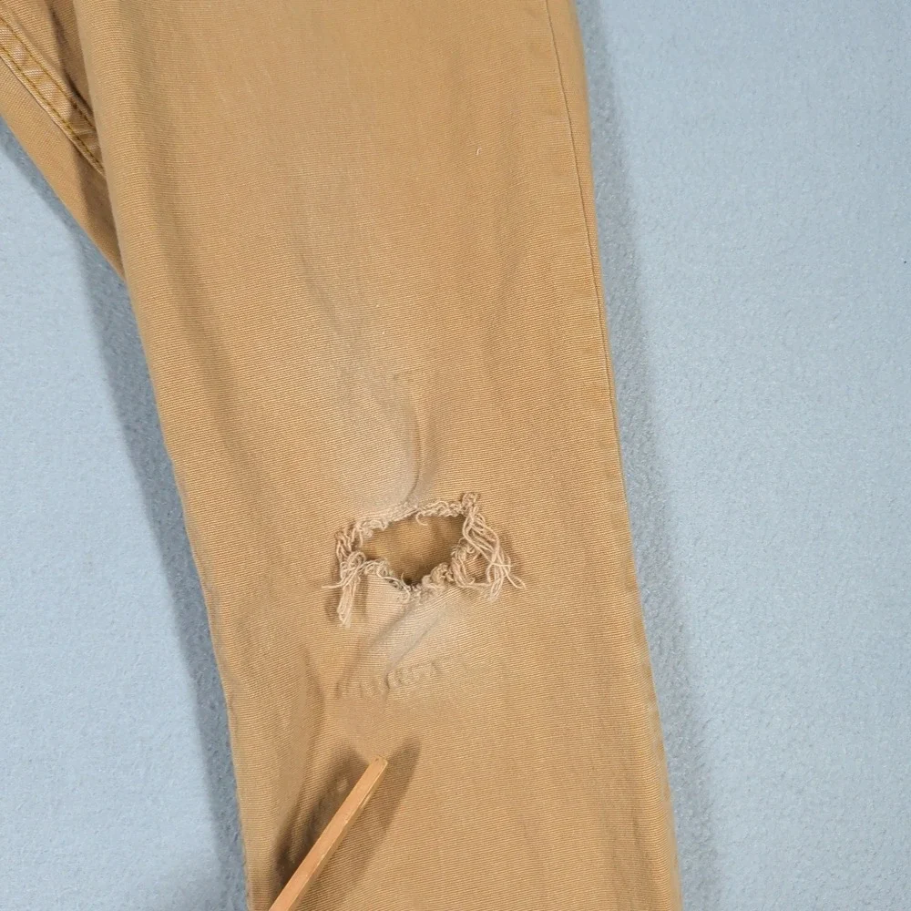 Carhartt Work‎ Pant Mens 31x32 Tan Rugged Flex Relaxed Fit BN2517-M Distressed